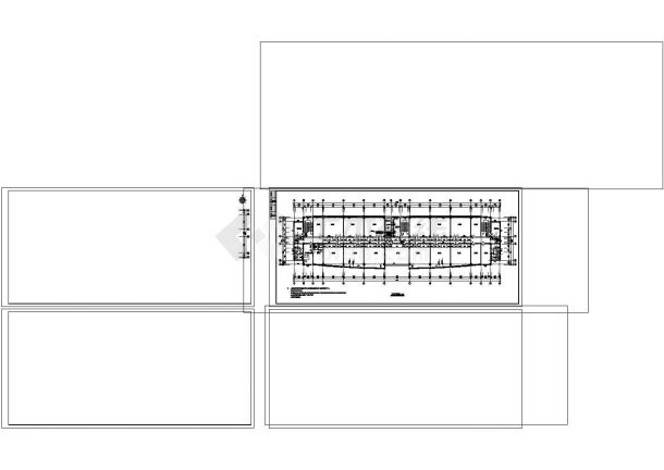 办公楼设计_地下1地上9+1机房层生物公司厂区办公楼建筑施工cad非常标准图纸-图一