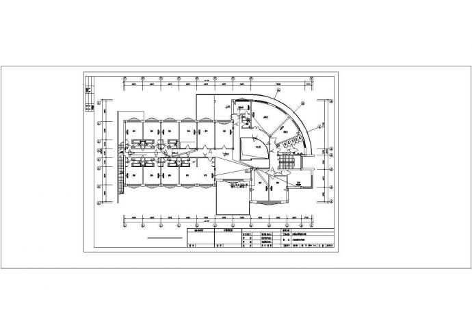 某水库调度中心楼设计规划全套cad图纸，共一份资料（含弱电）_图1
