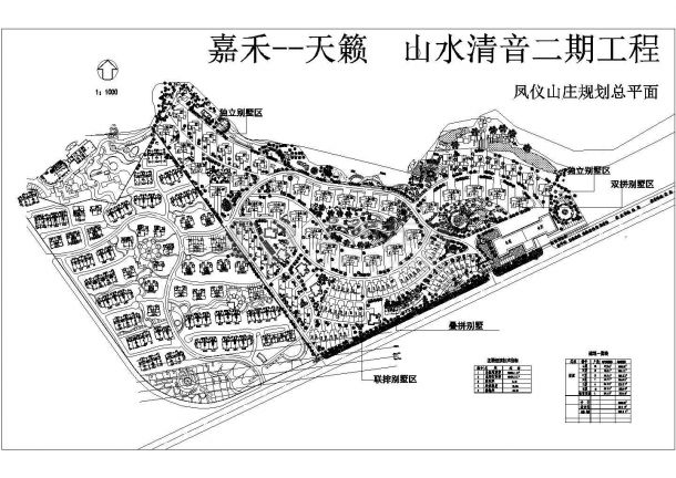 嘉禾小区规划CAD设计图图纸-图一