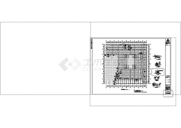  CAD construction drawing for reconstruction and reinforcement design of fourth floor logistics storage project - Figure 2