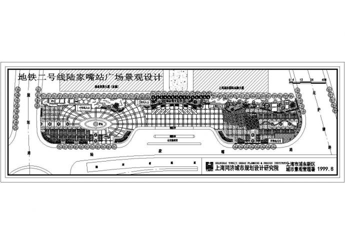 某住宅区广场绿化CAD施工图_图1