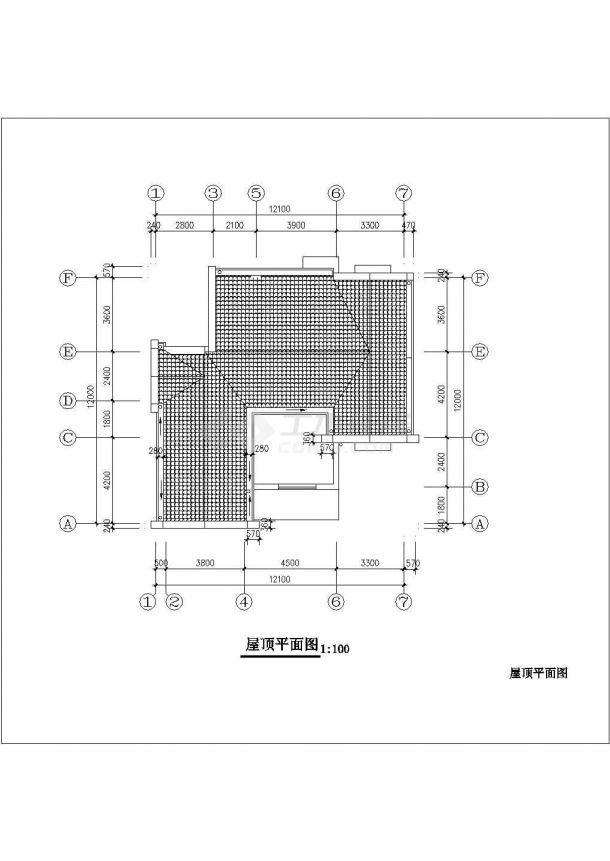 210平米2层砖混结构独立别墅建筑CAD设计图纸（含效果图）-图一