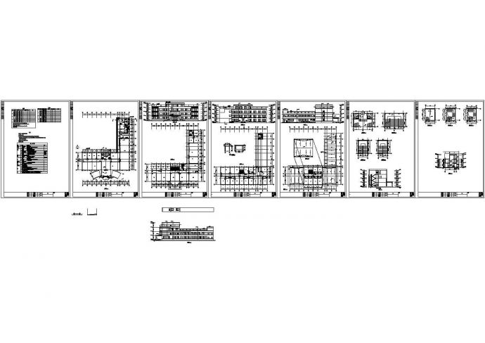 办公楼设计_[江苏]4层框架办公楼建筑结构设计施工图_图1