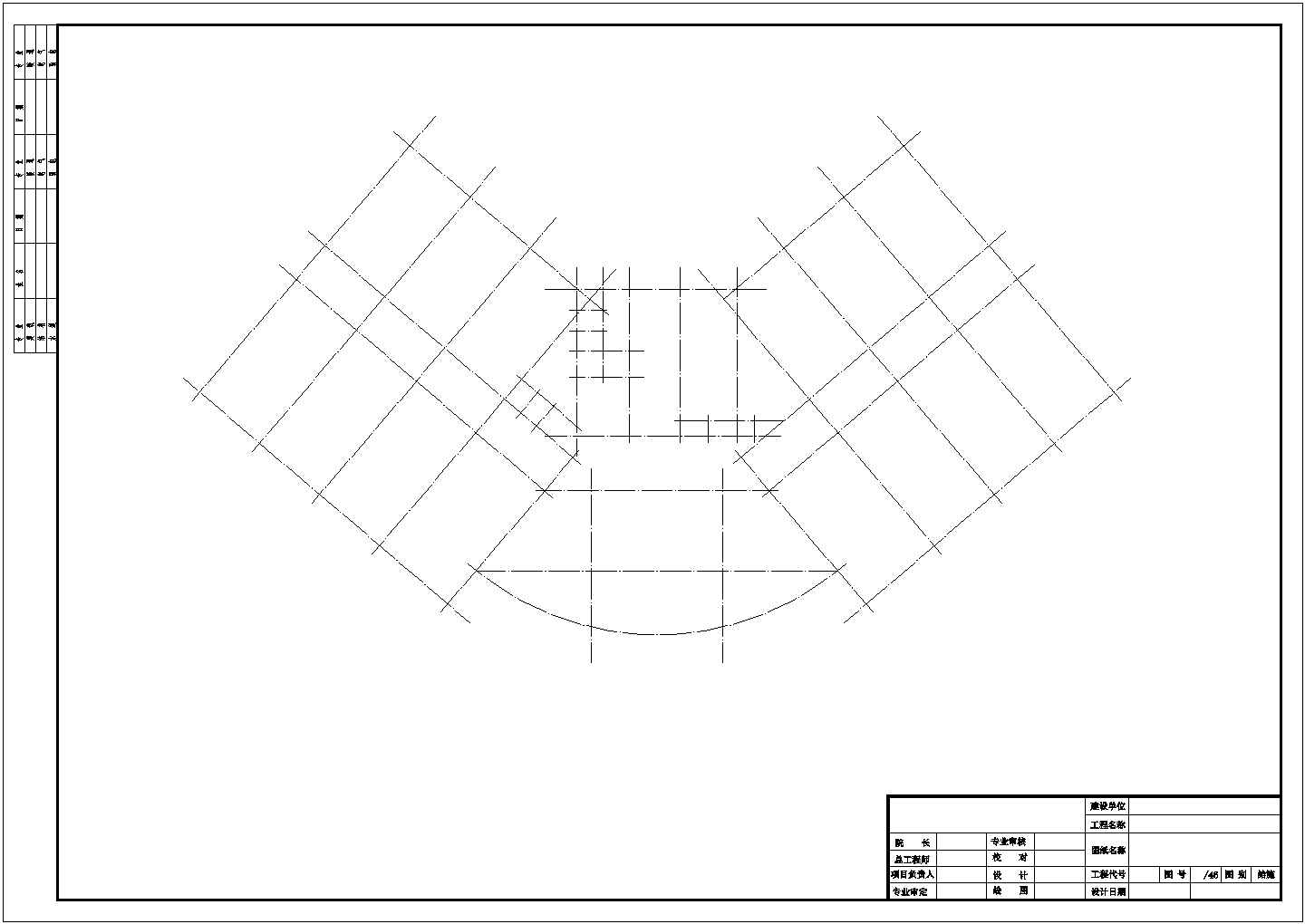 办公楼设计_某地区框架剪力墙小高层办公楼结构图