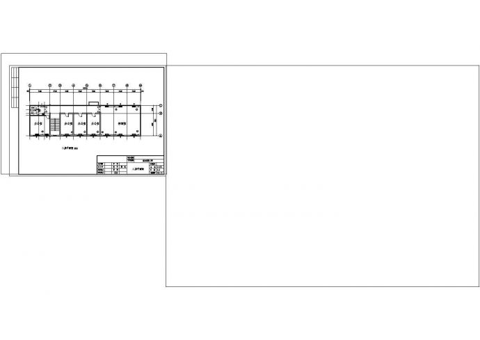 三层办公楼建筑设计以及全套采暖系统设计cad施工图_图1