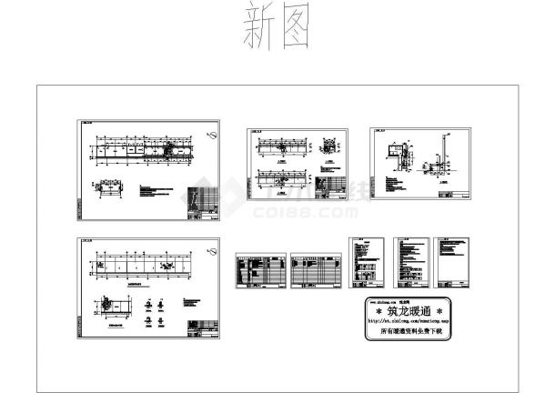 厂房设计_某厂房配电室空调设计CAD图纸-图一