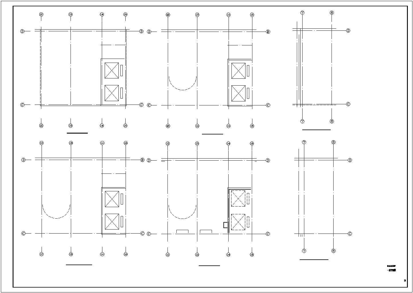 【最新】某大型百米产业园办公楼建筑设计CAD图纸