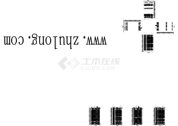 深圳红树湾某住宅小区R3楼建筑施工图-图二