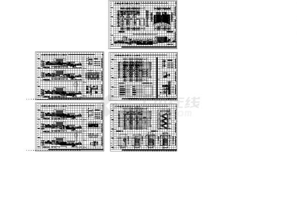 某地大学生学术研习中心全套建筑施工设计cad图纸-图一