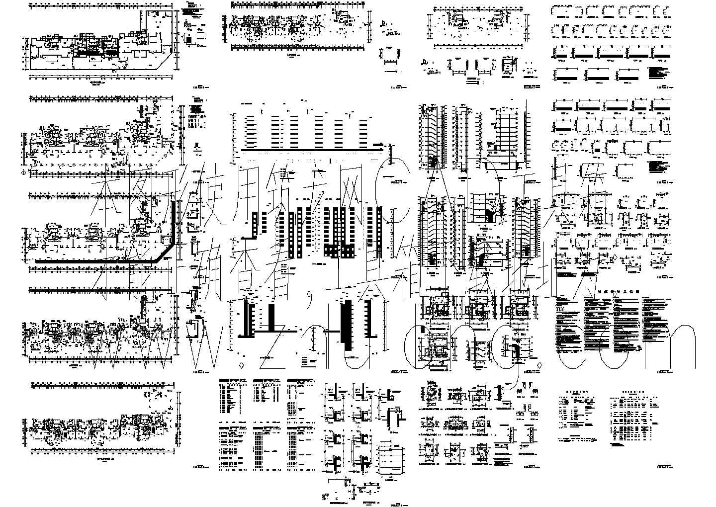 西安某十层商住楼建筑施工图