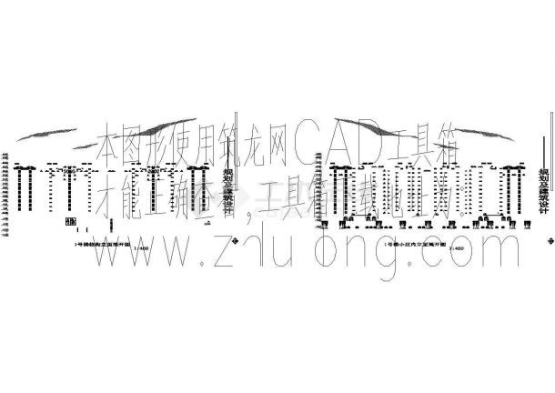 [重庆]某高层住宅小区规划设计方案图-图一
