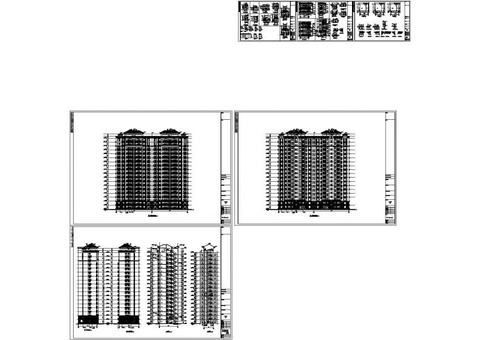 某十八层西班牙风格住宅楼建筑施工图_图1