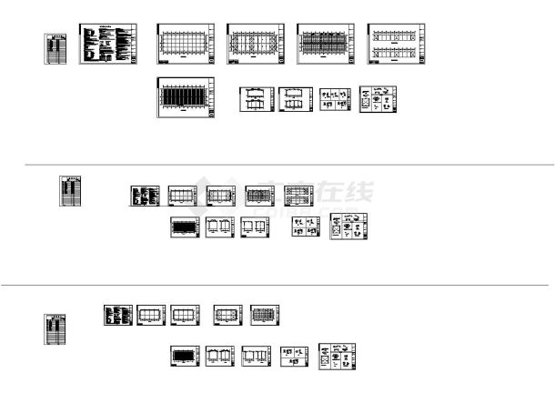 厂房设计_广西南宁某公司钢结构厂房工程设计cad全套结构施工图（含设计说明，含报价书）-图二