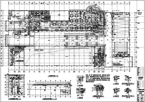 厂房设计_某工艺厂房空调通风施工图-图二