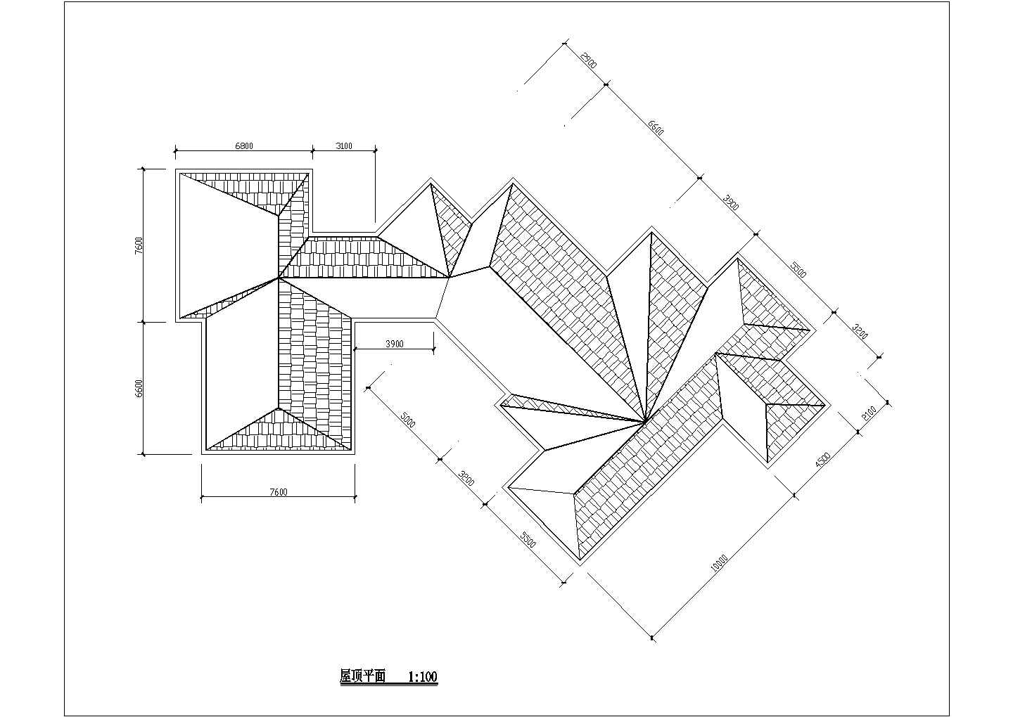 某度假村2100平米3层框混结构休闲会馆建筑设计CAD图纸（3套方案）