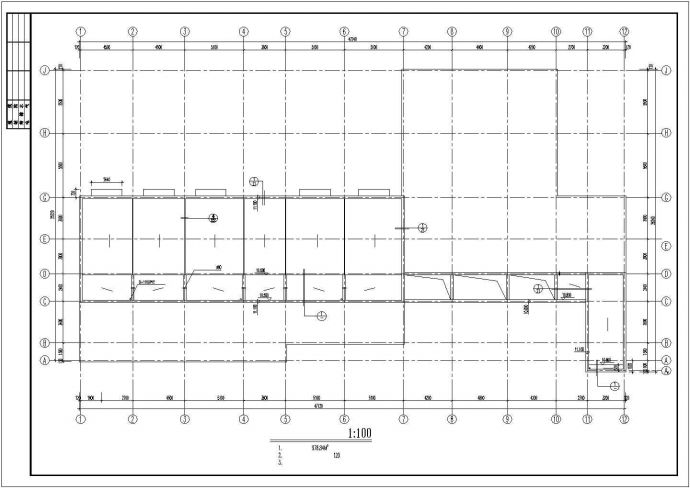 2900平米3层框架结构休闲回会所全套建筑设计CAD图纸_图1