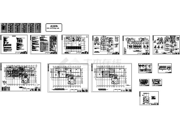 某外资公司扩建项目净化车间暖通CAD图-图二