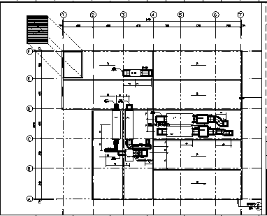 实验楼空调通风设计_某市二层实验楼空调通风系统设计cad图(含计算书)-图一