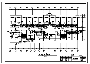 某市五层带地下室科技培训中心空调通风施工cad图_科技培训中心空调施工-图二