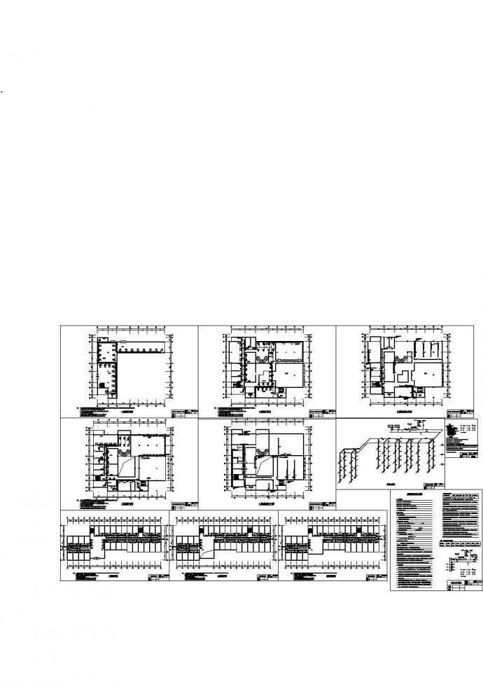 综合楼及宾馆整套中央空调设计平面施工图纸_图1