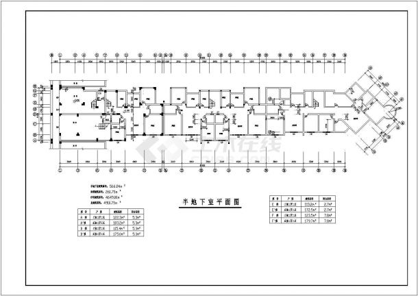 现代化新农村建设高层住宅建筑施工图-图二