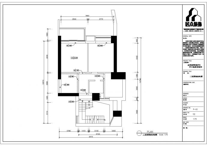 某小区建筑设计图CAD图纸_图1