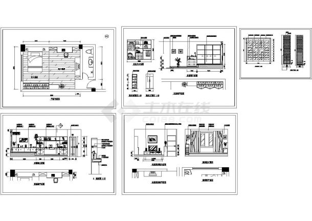 和风日式多层宿舍楼设计完整装修CAD图纸-图二
