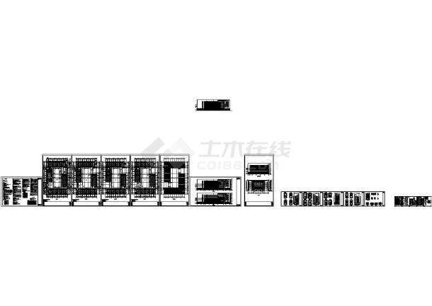 【福建】六层徽派风格员工小户型宿舍建筑设计施工图-图一