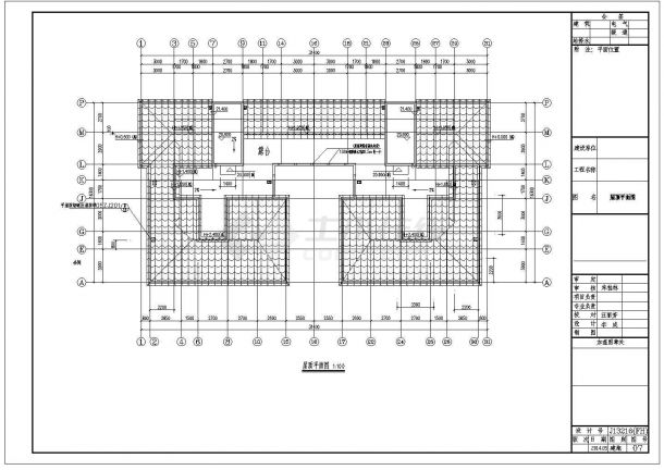 [湖北]某地六层框架结构三级复杂程度住宅全套建筑施工图-图一