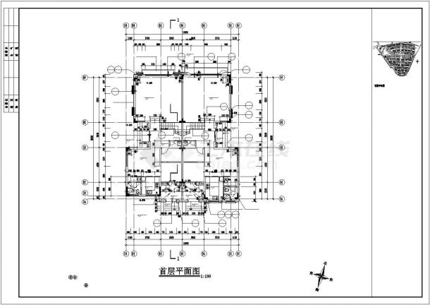 [肇庆]某农村双拼三层别墅全套建筑施工图(含建筑构造用料做法表)-图二