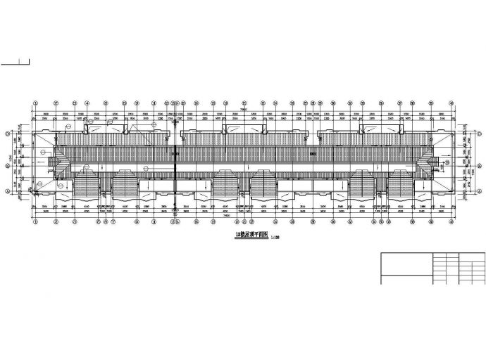 3900平米7层混合结构住宅楼建筑设计CAD图纸（含阁楼和半地下室）_图1