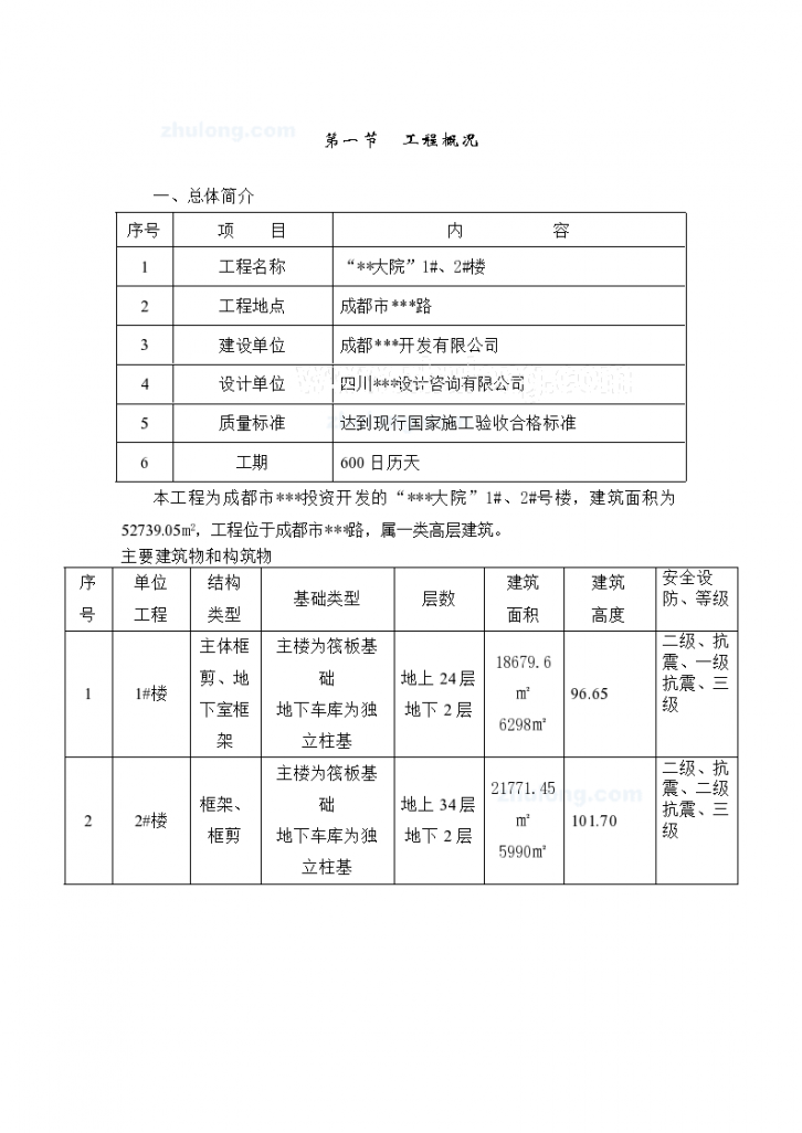 成都某住宅小区机电安装施工组织方案-图一