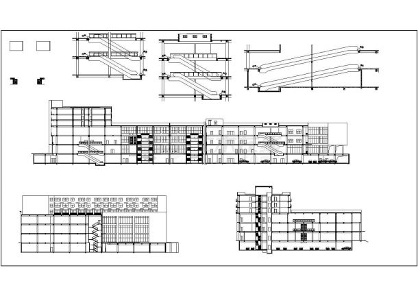 合肥市某1.9万平米6层框架结构国际会议中心建筑设计CAD图纸-图二