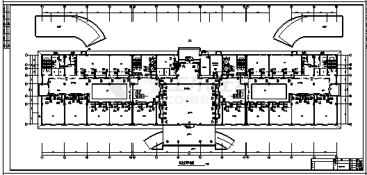 办公楼空调系统设计_某市某单位九层带地下一层办公楼空调系统设计cad图纸-图一