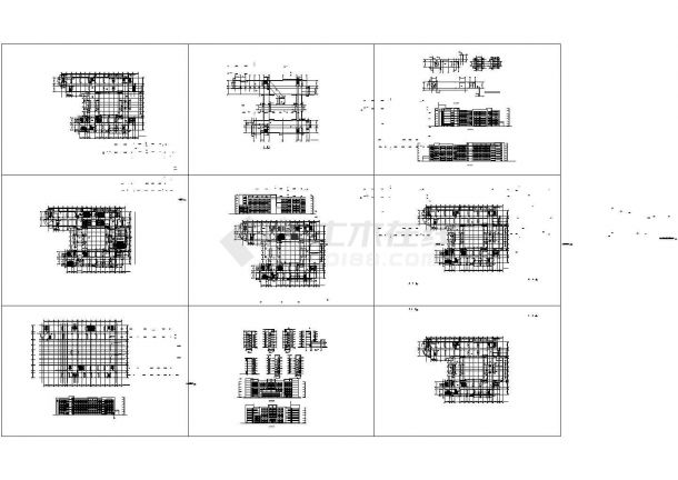 某大学多层框架结构教学楼建筑设计cad全套施工图纸（甲级院设计）-图二