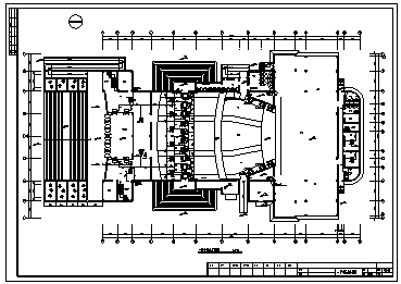 剧院空调系统设计_某市三层带夹层剧院空调系统设计cad图(带阁楼设计)-图一