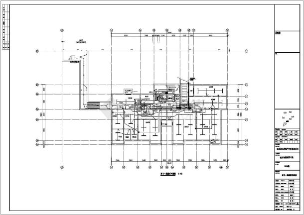 北京某高层住宅楼整套电气线路施工设计cad图纸(含地下一层弱电干线平面图)-图二