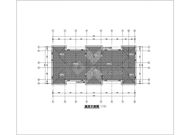 深圳某公司2800平米3层砖混结构办公综合楼建筑设计CAD图纸-图二
