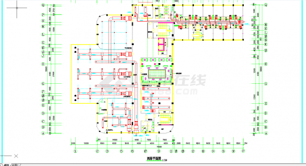 [北京]多层行政办公大楼VRV变频空调图纸-图二
