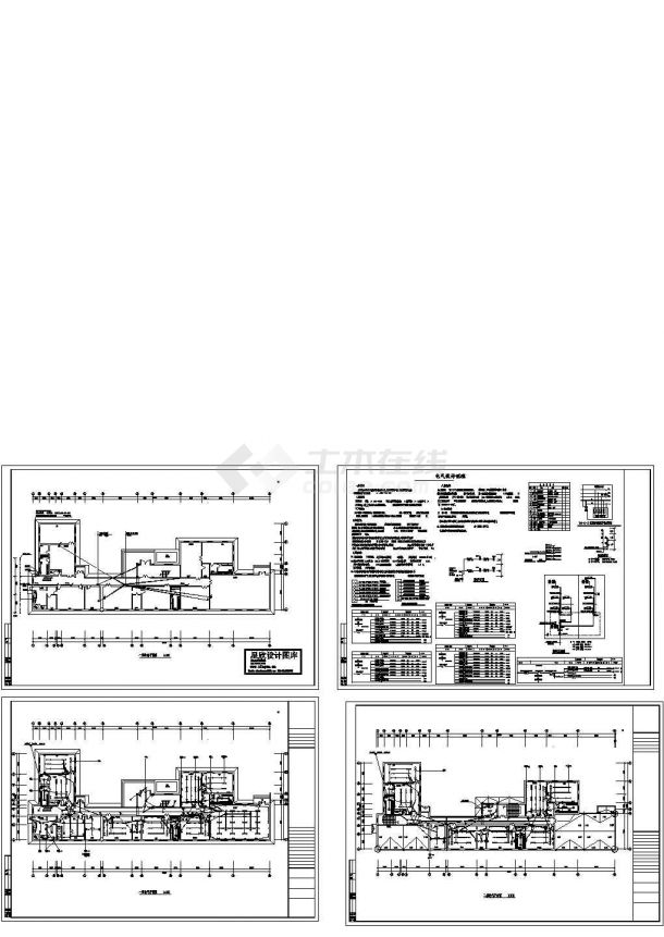 北京丰台区某幼儿园2层砖混教学楼电气系统设计CAD施工图-图一