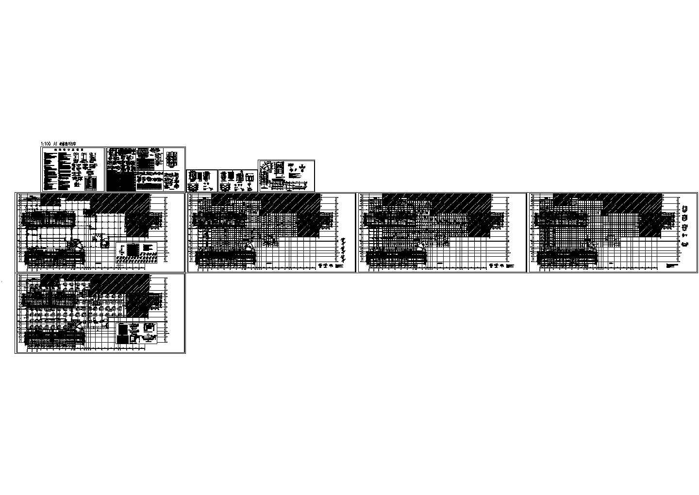 河南某小区人防结构全套施工图