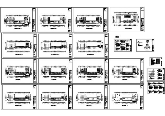 南方某地级市7层图书馆及档案馆电气系统设计CAD施工图_图1
