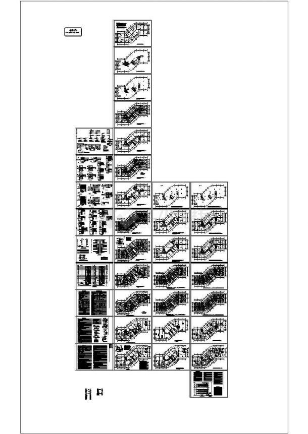 [江苏]商业酒店式公寓楼强弱电施工图62张（商铺 公寓 活动场所）-图二