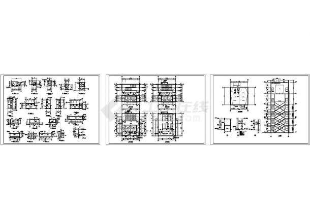 某高层框剪结构住宅楼设计cad全套建筑施工图（ 含设计说明）-图二