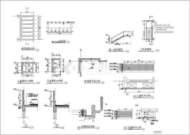 禹州市某高层住宅小区百合楼装修设计CAD图纸-图二