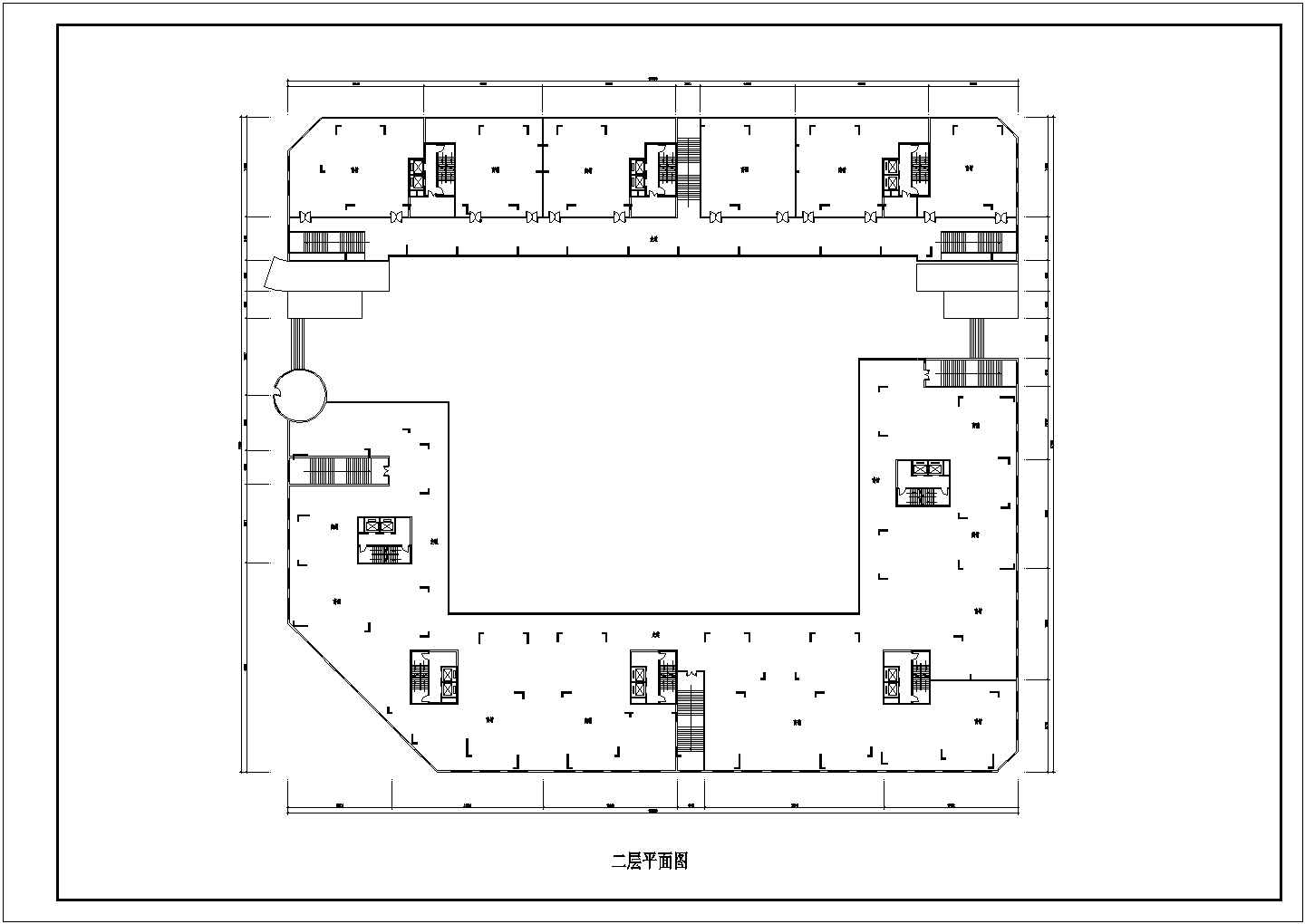 万科润园高层住宅小区户型平面设计CAD图纸