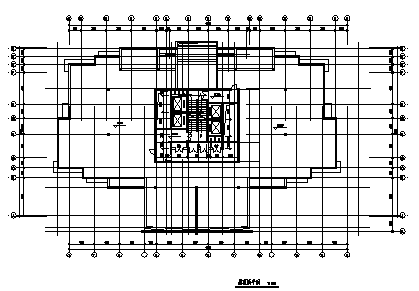 二十三层商住楼建筑设计cad图(带地下室设计，共十张)-图一