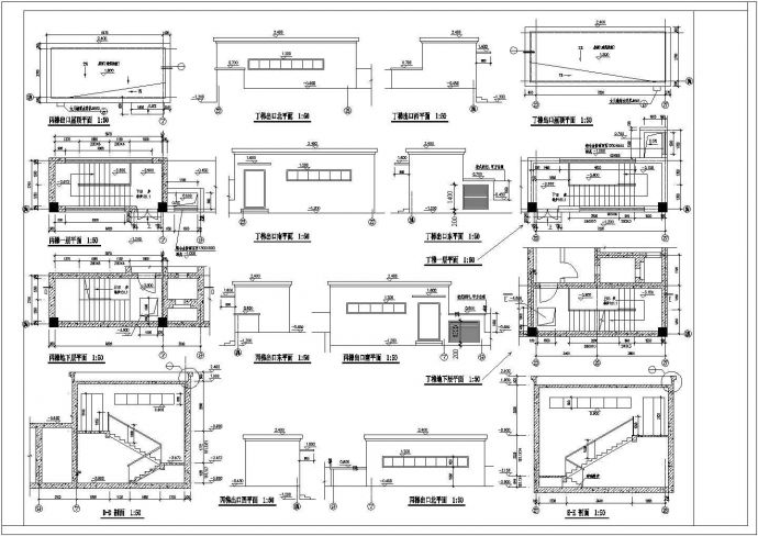 某高档高层住宅楼全套施工设计CAD图纸_图1