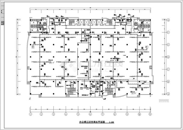 德信大型办公楼空调设计施工图-图二