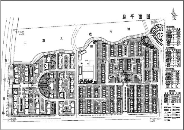 居住小区规划10CAD设计图图纸-图一